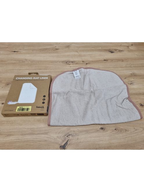 Hauck 2 az 1-ben pelenkázó alátét és törölköző, OUTLET termék