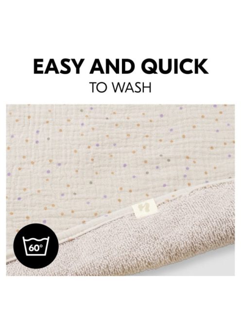 Hauck 2 az 1-ben pelenkázó alátét és törölköző, OUTLET termék