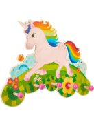 Hess fa akasztó szekrényre-unikornis, OUTLET termék