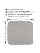 Lilly and Ben® pelenkázó alátét huzat 2 db. OUTLET termék