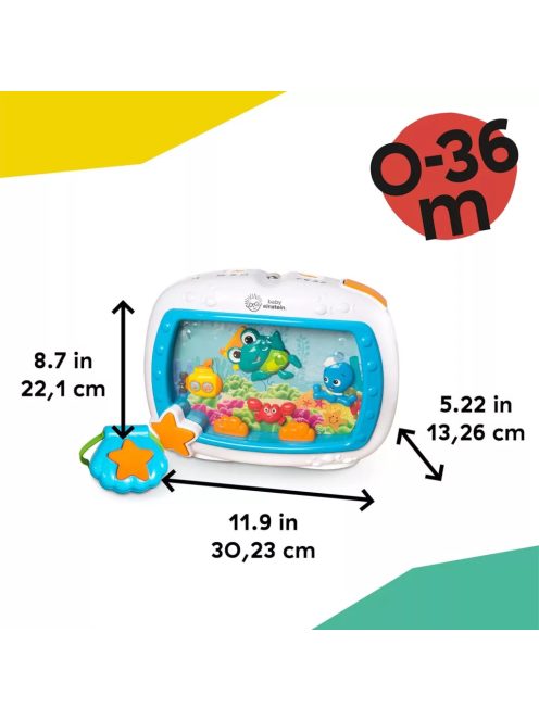 Baby Einstein Sea Dreams, zenélő kiságyjáték, TV. OUTLET termék
