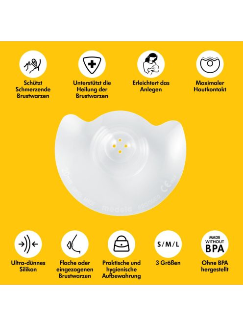 Medela Contact Mellbimbóvédő M méret,OUTLET termék