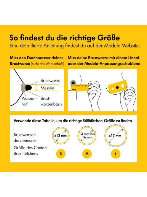 Medela Contact Mellbimbóvédő M méret,OUTLET termék