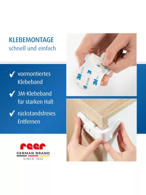 Reer gyermekbiztonsági zár szekrényhez, OUTLET termék