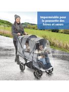 Reer RainCover Duo esővédő testvérbabakocsihoz, OUTLET termék