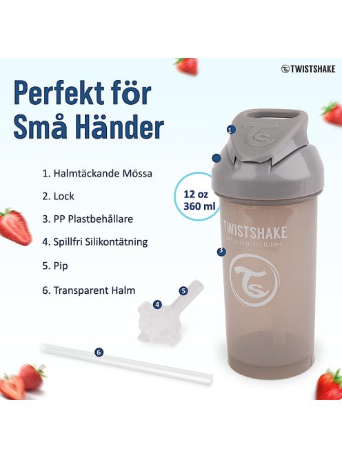 Twistshake szívószálas itató, OUTLET termék