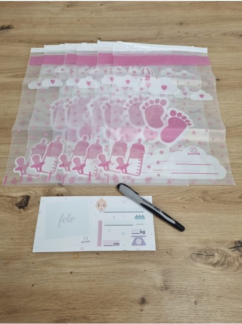 KOILWES kórházi műanyag tároló tasak és toll- OUTLET termék