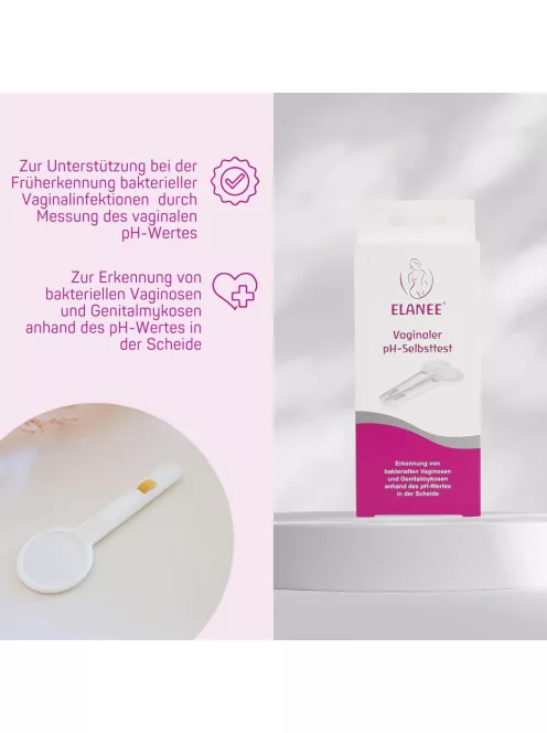 ELANEE hüvelyi pH-önteszt bakteriális fertőzések korai felismerésére 