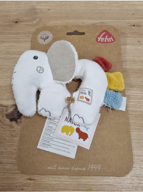 Fehn csörgő elefánt játék, OUTLET termék