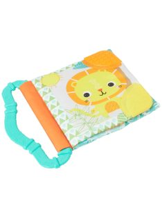   Bright Starts textil képeskönyv rágókával, OUTLET termék