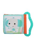 Bright Starts textil képeskönyv rágókával, OUTLET termék