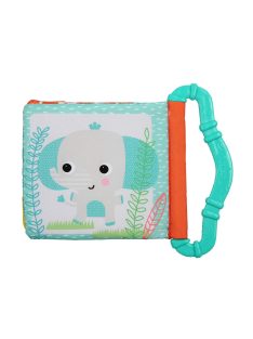   Bright Starts textil képeskönyv rágókával, OUTLET termék