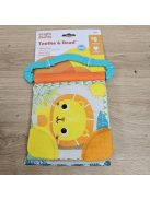Bright Starts textil képeskönyv rágókával, OUTLET termék
