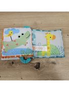 Bright Starts textil képeskönyv rágókával, OUTLET termék