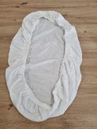 Laleni Jersey 38x77×10 cm fehér lepedő, OUTLET termék