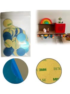   Tonies figurákhoz öntapadós fémkorongok, 74 db-os, OUTLET termék