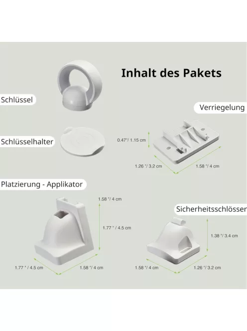 Moonybaby biztonsági szekrényzár, 6 pár OUTLET termék