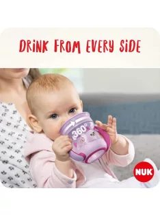   NUK - Mini Magic Cup itatópohár | 360°-ban forgatható, OUTLET termék