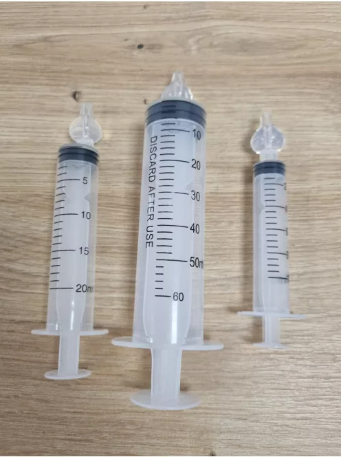 Szilikon orrzuhany szett, 3db, 10ml, 20ml, 60ml- OUTLET termék