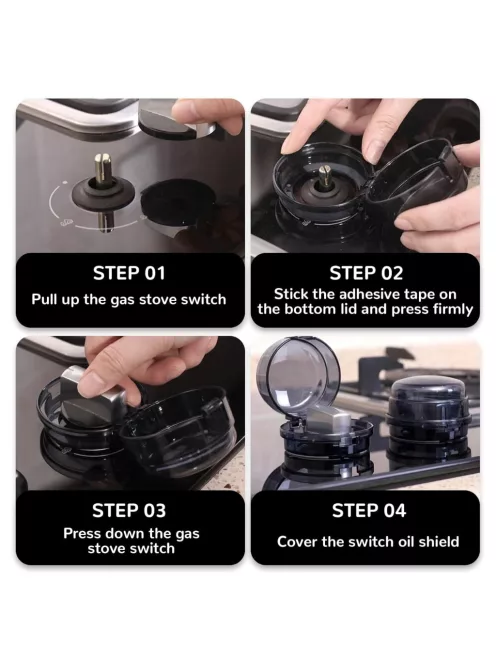 6db biztonsági kupak gáztűzhelyre, OUTLET termék