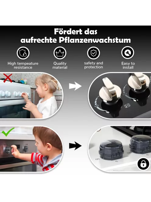 6db biztonsági kupak gáztűzhelyre, OUTLET termék