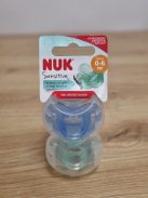 Nuk Sensitive szilikon cumi, 2 db-os, 0-6 hó, OUTLET termék