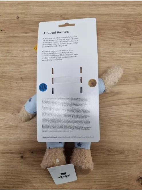 Steiff Teddy and Me plüss fiú mackó pizsamában-25cm, OUTLET termék