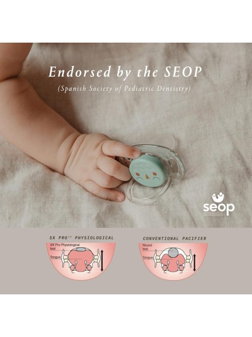 Suavinex Bonhomia szilikon cumi, 18+ hó, S-es méret, OUTLET termék