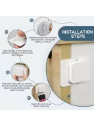 Vicloon 10db-os biztonsági szekrényzárak, OUTLET termék