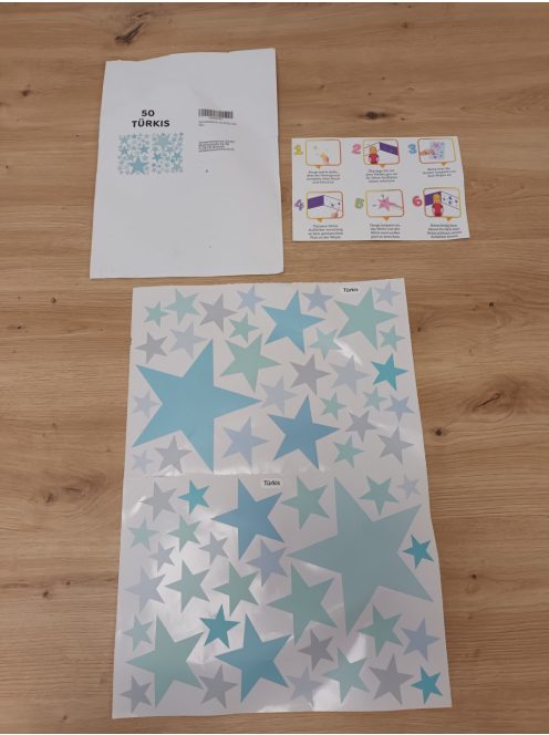 50 db-os csillagos falmatrica szett, OUTLET termék