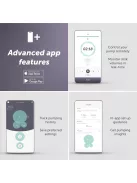 Elvie kéz nélküli elektromos mellszívó applikációval, OUTLET termék