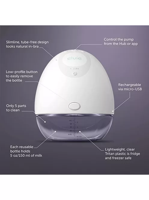 Elvie kéz nélküli elektromos mellszívó applikációval, OUTLET termék