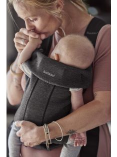   BABYBJÖRN Mini Soft - fekete, 0-12 hó, 3,2-11 kg, OUTLET termék