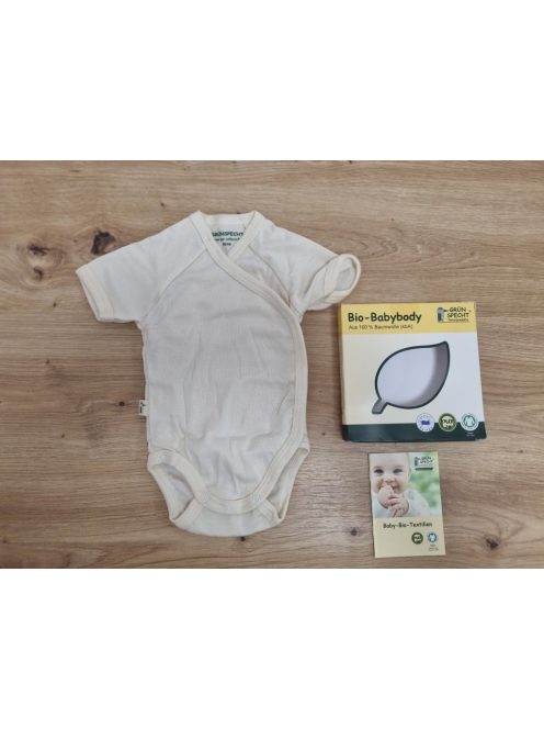 Grünspecht BIO Rövid ujjú Body 56-os ,OUTLET termék