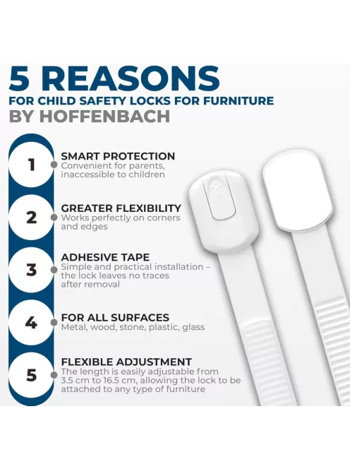 Hoffenbach 8db-os biztonsági szekrényzár, OUTLET termék