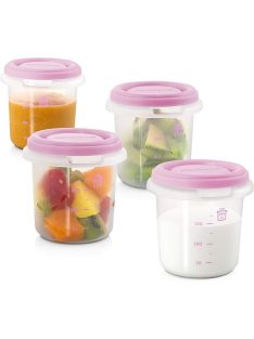   Miniland 4x250ml-es bébiételtárolók-műanyag, OUTLET termék