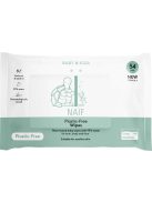 Naïf nedves törlőkendő 99% víz ,0% parfüm és alkohol, OUTLET termék