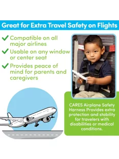 Kids Fly Safe repülőgépes utazóheveder, OUTLET termék