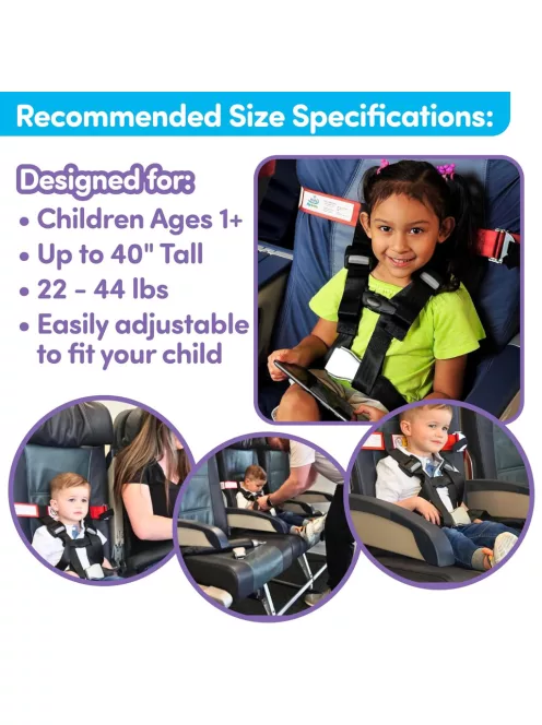 Kids Fly Safe repülőgépes utazóheveder, OUTLET termék