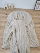 Jollein Vintage baldachin függöny 245cm- Nougat, OUTLET termék