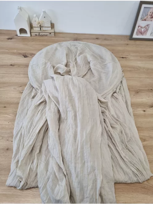 Jollein Vintage baldachin függöny 245cm- Nougat, OUTLET termék