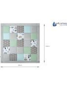 Medi Partners 120x120 cm-es puha játszószőnyeg, OUTLET termék