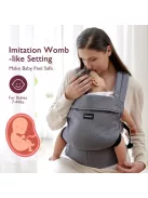 Momcozy babahordozó szürke - OUTLET termék