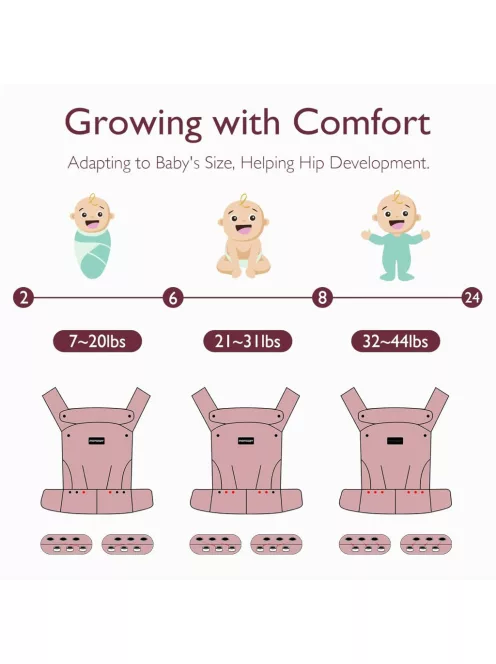 Momcozy babahordozó szürke - OUTLET termék