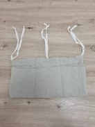 Lonimia ágyrácsra textil tartó csomag 2 db, bézs és menta színben , OUTLET termék