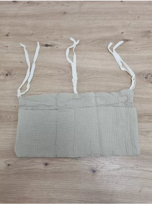 Lonimia ágyrácsra textil tartó csomag 2 db, bézs és menta színben , OUTLET termék