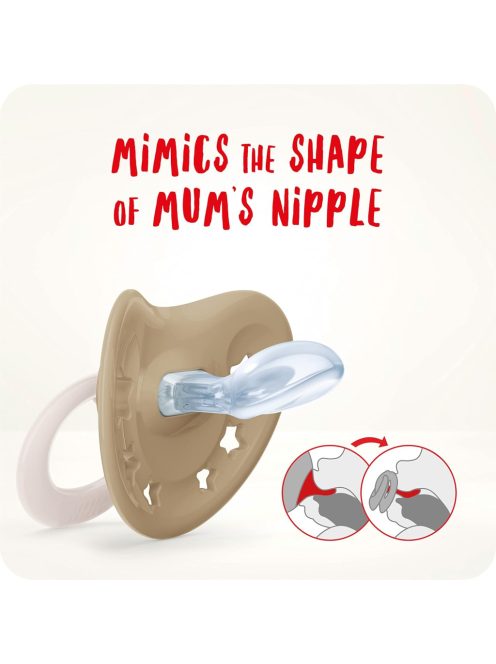 NUK Signature Nappali & Éjszakai cumi, 18-36 hónapos korig, OUTLET termék