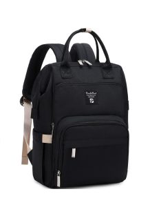 Pomelo Best Baby pelenkázótáska-fekete, OUTLET termék