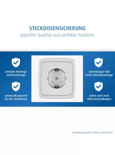 Reer 10db-os biztonsági konnektorvédő, OUTLET termék