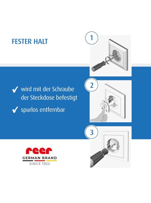 Reer 10db-os biztonságikonnektorvédő, OUTLET termék